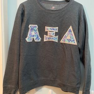 Alpha Xi Delta Lettered Pullover